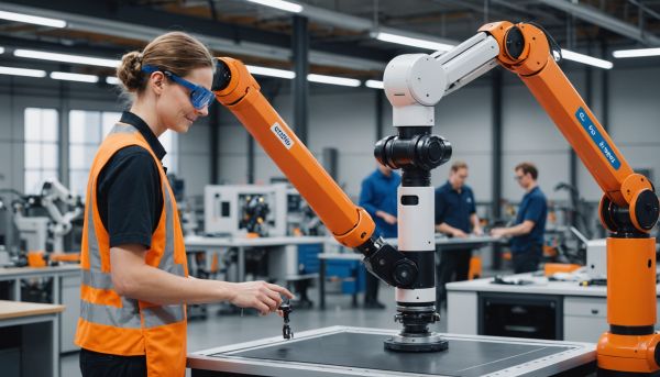 Les robots collaboratifs travaillent en sécurité avec l homme